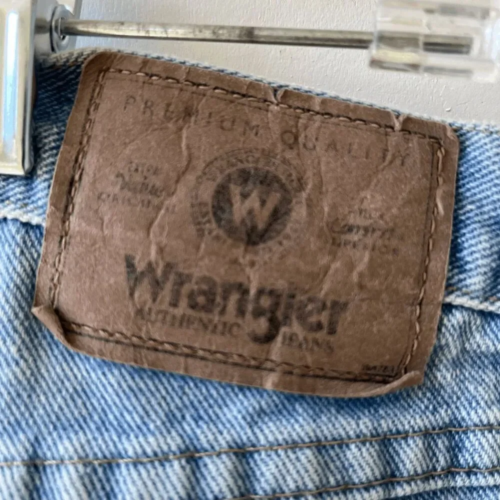 VTG 90s Y2K Wrangler Jorts Jean Denim Shorts Relaxed Fit 36